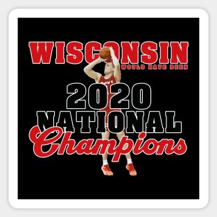 Wisconsin Badgers 2020 National Champions Sticker